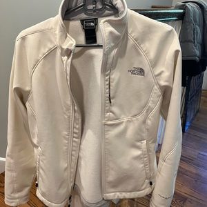 Fitted White Womens North Face Jacket